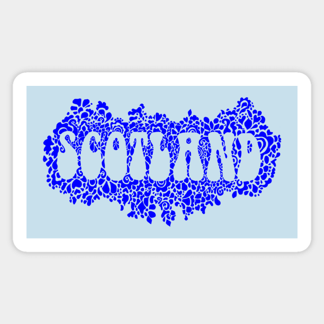 Scotland Sticker by TimeTravellers